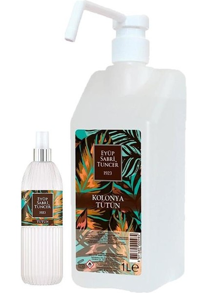 Tütün Kolonyası Sprey Başlıklı 1 Lt ve Kolonya 150 ml
