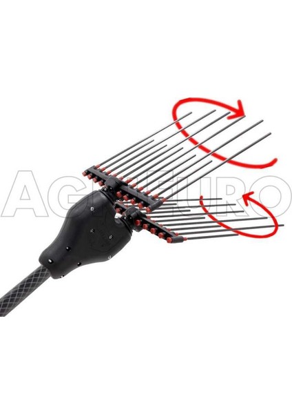 Castellari Tornado Model Çift Taraklı Italyan Zeytin Silkeleme Makinesi 30 Volt Motor