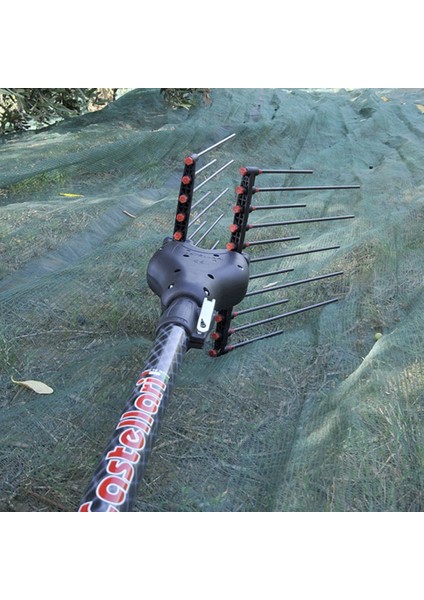 Castellari Tornado Model Çift Taraklı Italyan Zeytin Silkeleme Makinesi 30 Volt Motor