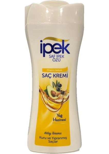 Kuru ve Yıpranmış Saçlar için Yağ Hazinesi Saç Kremi 450 ML