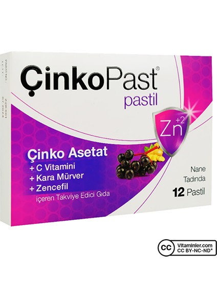 Nane Zencefil Kara Mürver Pastil 12 Adet