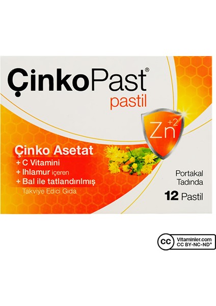 C Vitamini Ihlamur Bal Pastil 12 Adet