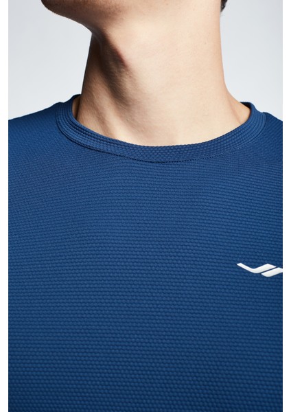 Kozmik Safir Erkek Kısa Kollu T-Shirt 23S-1294-23B
