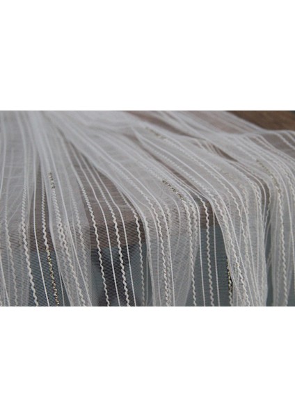 Castel Altın Simli 1/3 Sık Pileli Perde modelleri