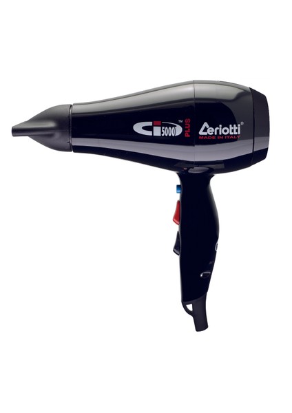 CI5000 Plus Saç Kurutma Makinesi Siyah (Made In Italy)