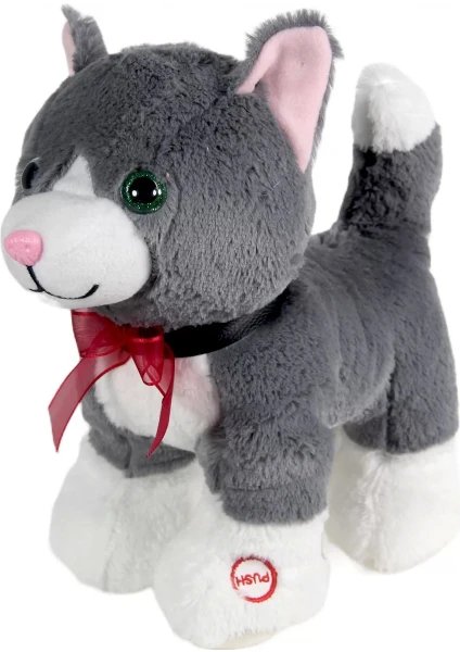 Gran Toys Peluş Sesli Kedi 33 cm