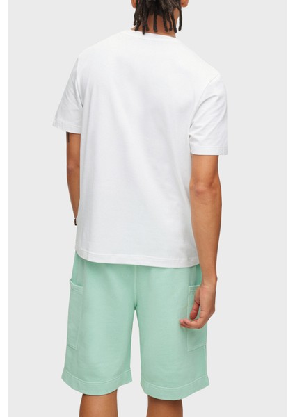 Pamuklu Relaxed Fit Bisiklet Yaka Erkek T Shirt S 50473278 100 modelleri