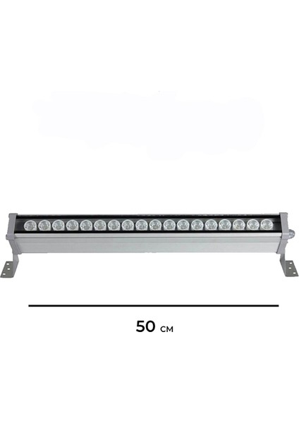 18W - 50cm AMBER Renk Led Wallwasher - Duvar Boyama