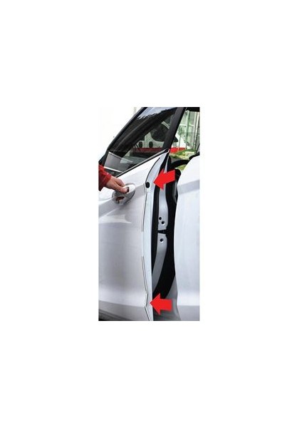 Oto Kapı Fitili Çizilme Çarpma Önleyici Araç Kapı Koruyucu Şeffaf Fitil 45CM + 45 cm modelleri
