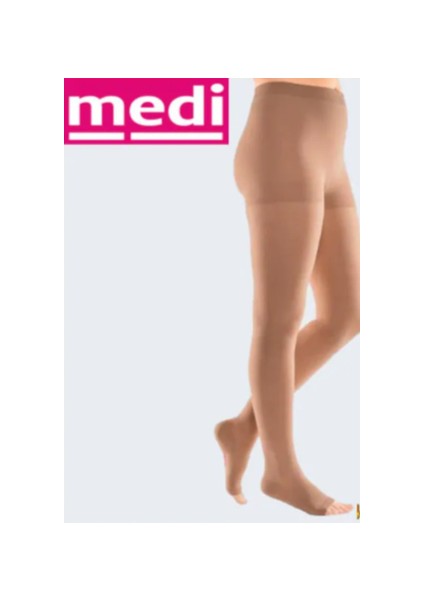 Medi Mediven Plus Külotlu Varis Çorabı Ccl3 Burnu Açık Ten Rengi