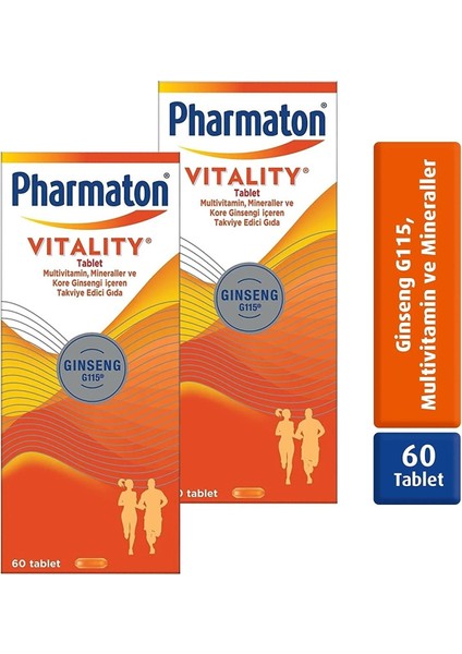 Vitality 60 Tablet 2 Adet