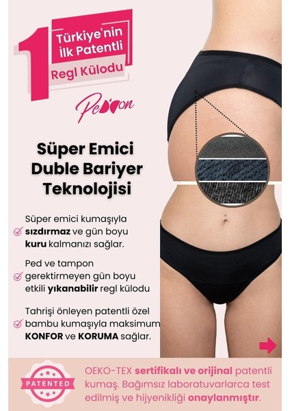 Süper Emici Ultra Hijyenik Jenny Regl Külodu Gece Gündüz Gün Boyu Etkili Sızdırmaz Adet Külodu