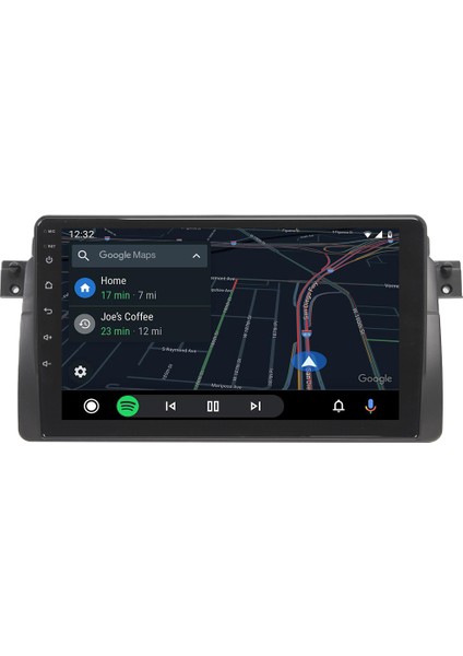 Bmw E46 Androıd 12 Carplay Seslı Komut Multimedya Ekran modelleri