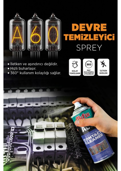 A60 Devre Temizleyici Sprey 200ML