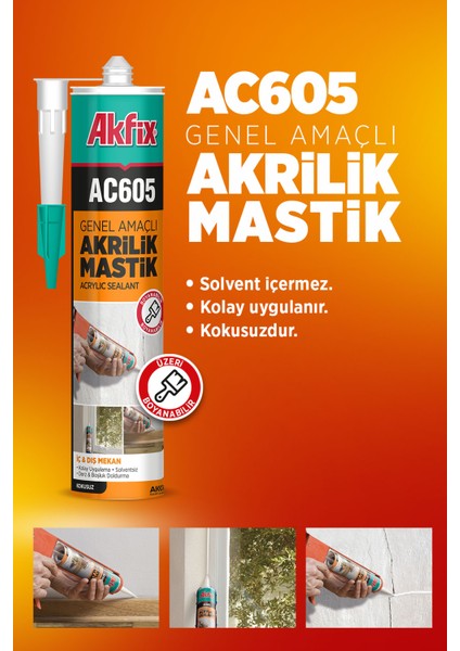 AC605 Akrilik Mastik