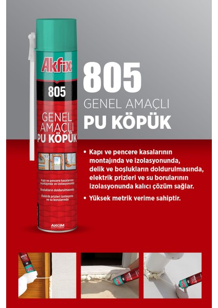 805 Pu Pipetli Köpük 750ML fiyatları
