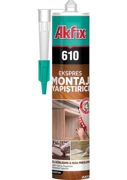 610 Pu Ekspres Sıvı Çivi 310ML Şeffaf