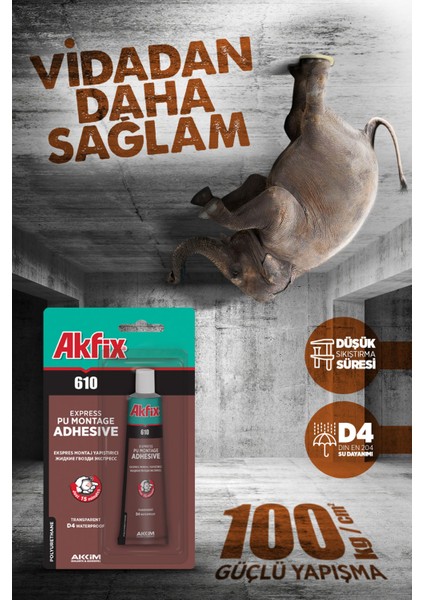 610 Pu Ekspres Sıvı Çivi 50ML Şeffaf