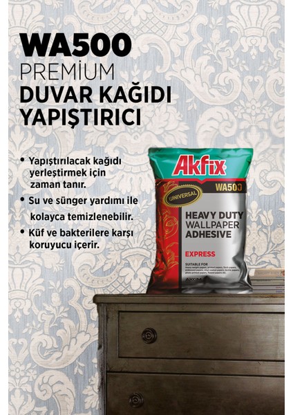 WA500 Duvar Kağıdı Yapıştırıcı 250GR