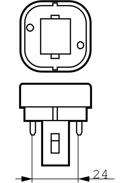 Dulux D 10W/827 2P PLC Ampul 2700K Sarı Işık (11 cm) Kompak Floresan Lamba