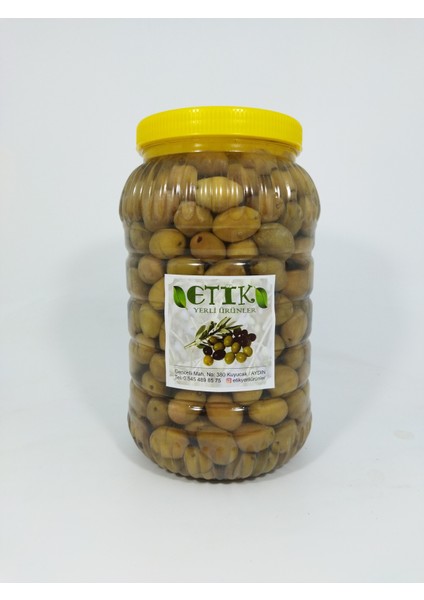 Domat Cinsi Kırma Tatlanmış Zeytin 3 Kg