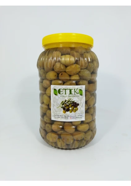 Domat Cinsi Kırma Tatlanmış Zeytin 3 Kg