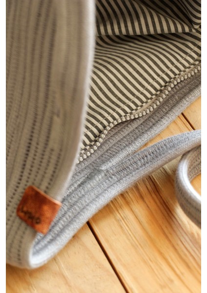 Kol Çantası%100 Pamuk - Gri - Dokuma - El Yapımı Pamuklu İpten Kadın modelleri