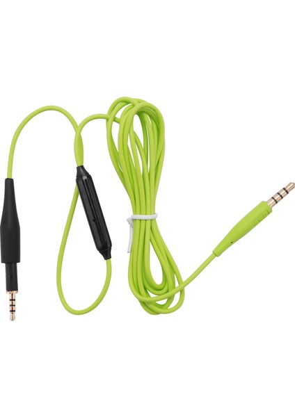 Akg K430 K450 K451 K452 Q460 K480 Jbl J55 J88 Kulaklıklar İçin Mic Ses Kontrollü Yedek Kablo Ses Kablosu Yeşil (Yurt Dışından)