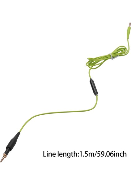 Akg K430 K450 K451 K452 Q460 K480 Jbl J55 J88 Kulaklıklar İçin Mic Ses Kontrollü Yedek Kablo Ses Kablosu Yeşil (Yurt Dışından) fırsatları