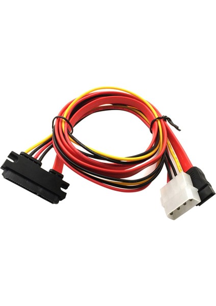 x 6gb/s Sata3 15PIN - Sata 7pin +Ide Molex 4pin Güç / Pc İçin Veri Kombo Kablosu Sata 3.0 Sataııı 6gbps Sabit Sürücü (Yurt Dışından)
