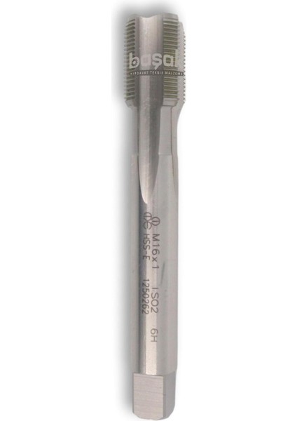M16 x 1 Ince Diş Makina Kılavuzu Düz Hsse Dın 374/C