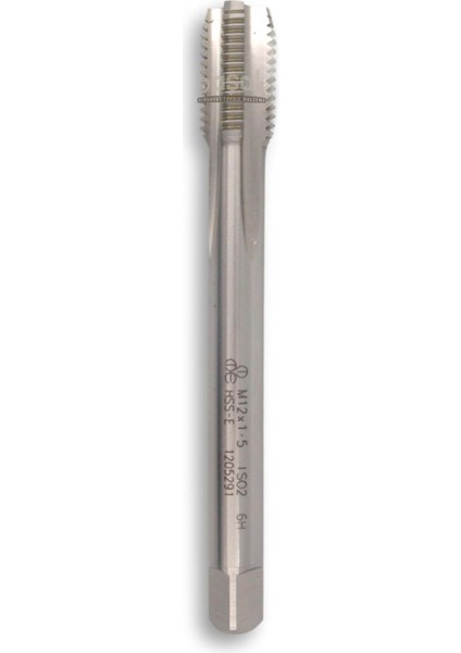 M12X1,5 Ince Diş Makina Kılavuzu Düz Hsse Dın 374/C