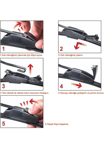 Toyota Corolla Hb Muz Silecek Takımı (2002-2006)
