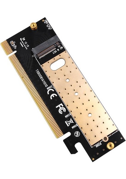 M.2 Nvme SSD Ngff To Pcıe 3.0 X16 Adaptör Kartı M Tuş Arayüzü Genişletme Kartı Tam Hız Desteği 2230 Ila 2280 SSD (Yurt Dışından)