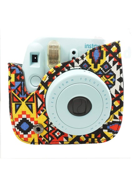 Instax Mini 8/8+/9 ile Uyumlu Koruyucu Kılıf Çıkarılabilir Askılı Çanta Kılıfı (Yurt Dışından)