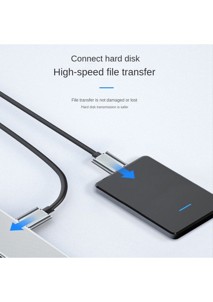 Sabit Disk Harici Kablosu USB Micro-B HDD Kablosu Micro-B Veri Kablosu Sabit Disk Micro-B İçin SSD Sata Kablosu Usb3.0, 1m (Yurt Dışından)