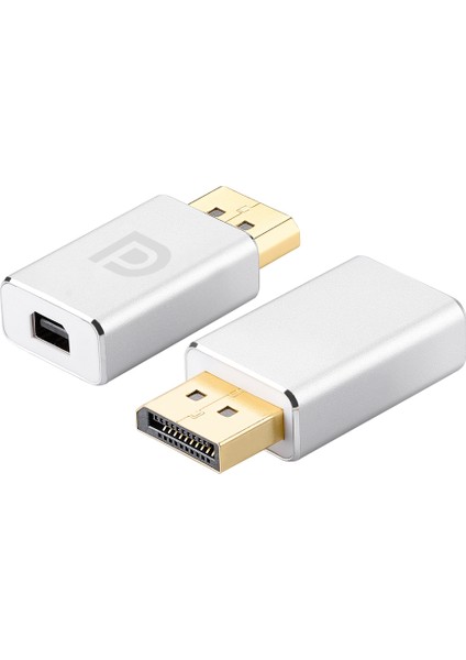 Dp - Dp Adaptörü, Dp1.4 Adaptörü, 8K@60Hz Hd Video Dönüştürücü Desteği (Dp Erkek - Mini Dp Dişi) (Yurt Dışından)