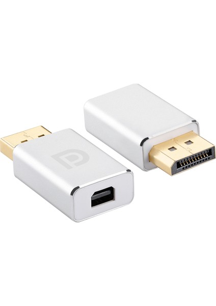 Dp - Dp Adaptörü, Dp1.4 Adaptörü, 8K@60Hz Hd Video Dönüştürücü Desteği (Dp Erkek - Mini Dp Dişi) (Yurt Dışından)