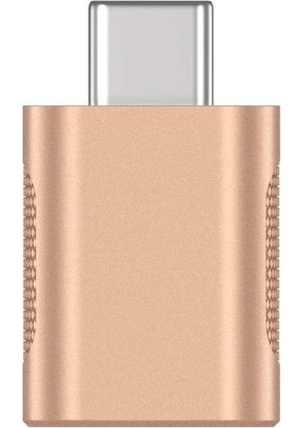 USB C - USB Adaptörü 2'li Paket, Tip C Erkek - USB 3.0 Dişi Adaptör Dizüstü Bilgisayarlar, Şarj Cihazları ve Daha Fazlası İçin Otg Dönüştürücü - Altın (Yurt Dışından)