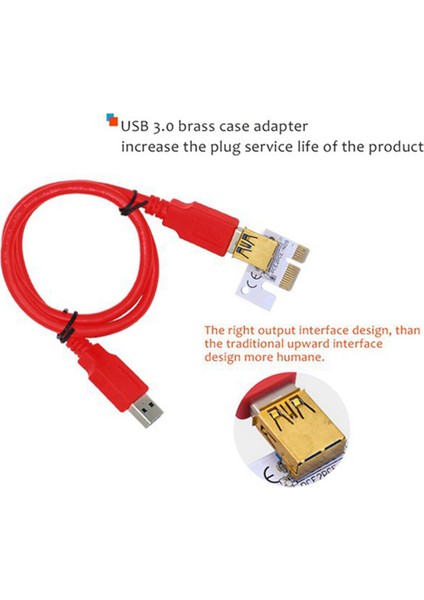 Yükseltici VER012 Max USB 3.0 Pcı-E Yükseltici Ver 012 Max Express 1x 16X Genişletici Gpu Yükseltici Adaptör Kartı LED Çalışma Göstergesi (Yurt Dışından)