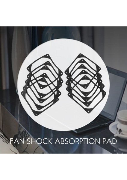 10 Adet 120 mm. Titreşim Önleyici Silikon Fan Contası Gürültü Azaltıcı Conta Pedi Pc Bilgisayar Kasası Fanı (Yurt Dışından) indirimleri
