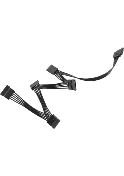 15 Pin Sata Güç Uzatma Sabit Disk Kablosu 1 Erkek - 5 Kadın Güç Kaynağı Splitter Adaptör Kablosu Dıy Pc Sever (Yurt Dışından)