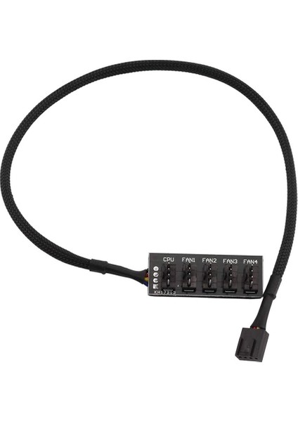 Host Case Pc Soğutucu Fan Güç Kablosu 1 Dişi - 5 Erkek 4pin Soket Fanı Hub Splitter Kablosu 4pin Pwm Soğutma Fanı (Yurt Dışından)