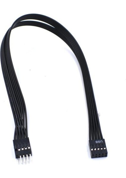 Anakart 9pin USB 2.0 Erkek - Dişi Uzatma Veri Kablosu Kordon Tel Hattı 30 cm. USB Uzatma Kablosu, 2 Paket (Yurt Dışından) fiyatları