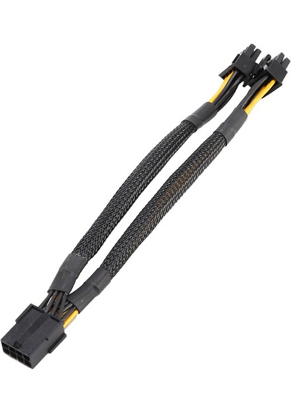 Pcı-E 8 Pin Dişi - Çift 8 Pin (6+2) Erkek Grafik Kartı Pcı Express Güç Adaptörü Madencilik Gpu Güç Kablosu (6'lı Paket) (Yurt Dışından)