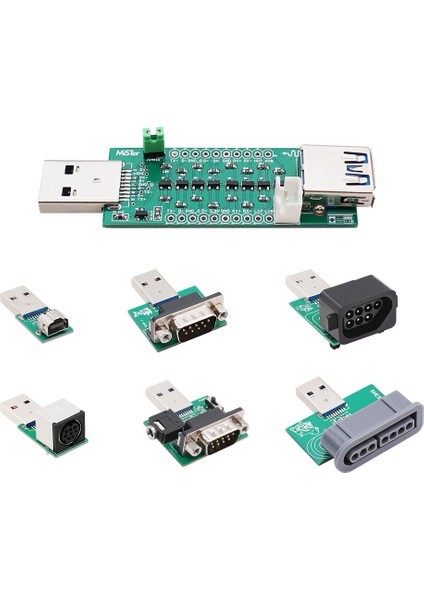 Miter Fpga İçin Snac Adaptörü Mister Fpga İçin Snac Denetleyici Adaptörleri USB 3.0 Aksesuar Dönüştürücü, Gensms (Yurt Dışından)