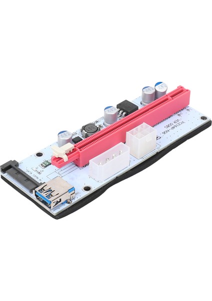 10 Adet VER008S Molex 4pin Sata 6pın Pcıe Pcı-E Pcı Express Yükseltici Kart 008S Adaptörü 1x Ila 16X Usb3.0 Genişletici (Yurt Dışından)