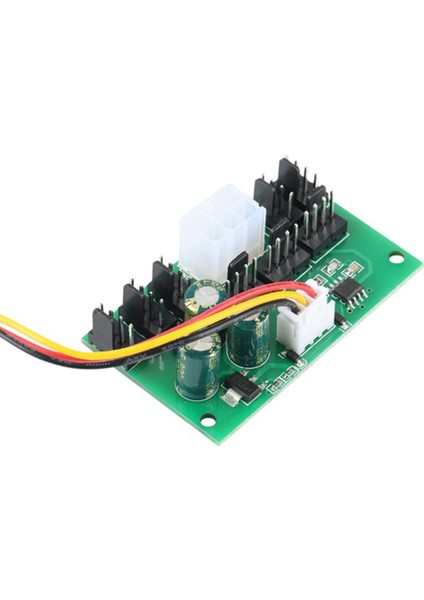 Bilgisayar Kasası Madenci Fan Hızı Kontrol Cihazı 8 Port 4-Pin Fan Hub Pwm Yüksek Güçlü Fan Kontrolörü Fan Hızı Regülatörü (Yurt Dışından)