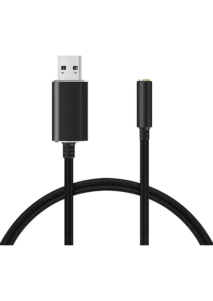 Kulaklık Mac Ps4 Pc İçin 3.5 mm. Combo Aux Stereo Dönüştürücü ile USB 3.5 mm. Kulaklık ve Mikrofon Jakı Ses Adaptörü (Yurt Dışından)