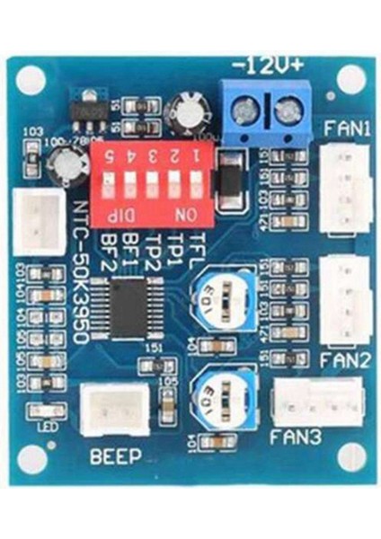 Dc 12V 4 Telli Yüksek Sıcaklık Fan Sıcaklık Kontrolü Hız Kontrol Cpu Modülü Sıcaklık Alarmı Pwm Pc Cpu (Yurt Dışından)